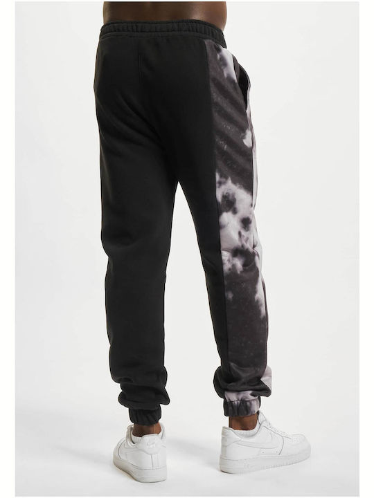 Thug Life Men's Sweatpants with Rubber Black