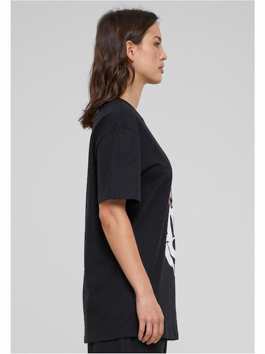 Damen Bluse Baumwolle Kurzärmelig Schwarz