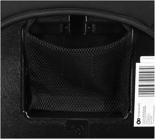 Kinderkraft Junior Fix Baby Car Seat High-back Booster i-Size with Isofix Graphite Black
