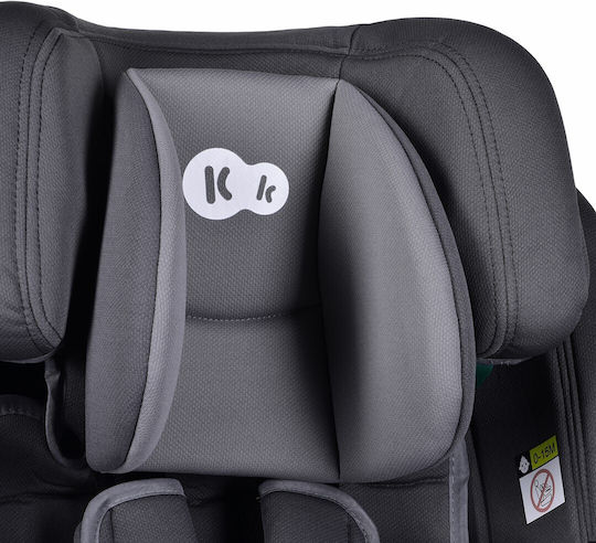 Kinderkraft Safety Fix 2 Детско Столче за Кола i-Размер с Isofix Сив 9-36 кг