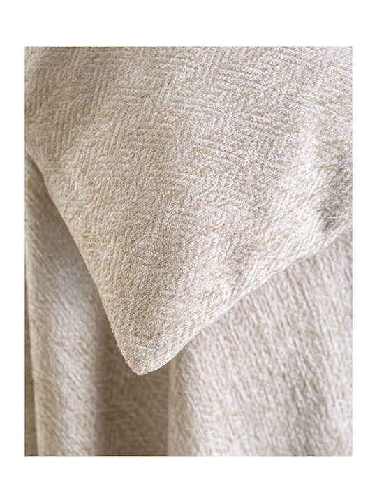Rythmos Avida Ριχτάρι Τριθέσιου Καναπέ Δύο 'Οψεων Chenille 180x280εκ. 02 Μπεζ 117-193-2504