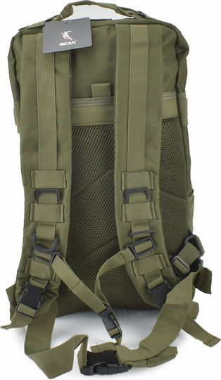 Mcan Military Backpack Backpack made of Polyester Khaki 30lt