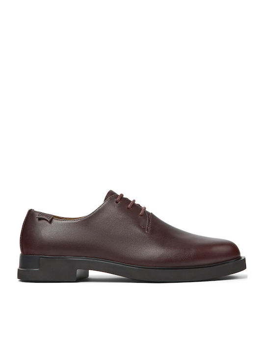 Iman Women's Leather Oxford Shoes Burgundy
