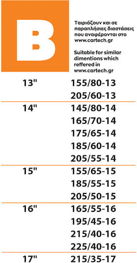 Cartech Schneesocken PKW 2Stück