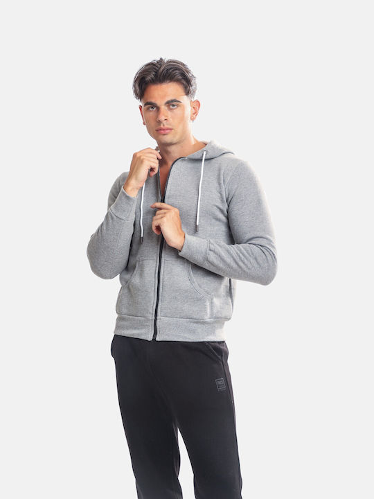 Paco & Co Herren Sweatshirt Jacke Gray