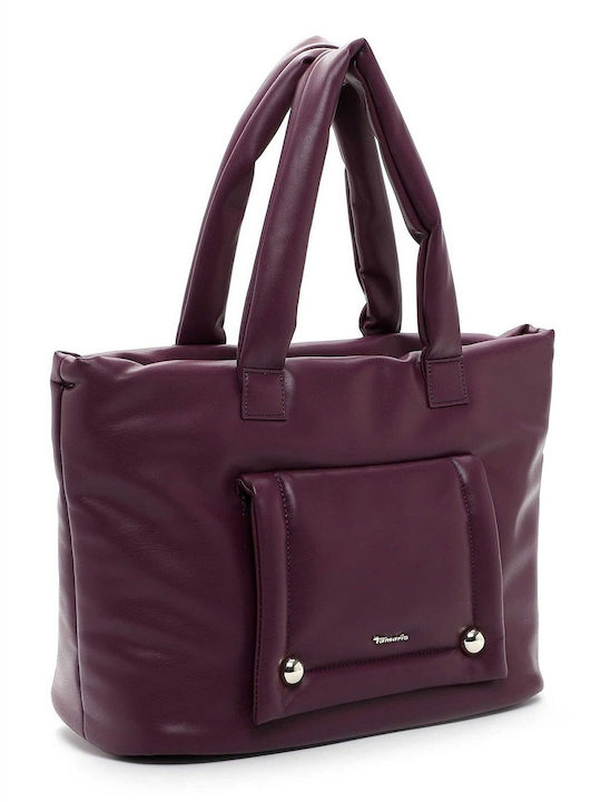 Tamaris City Damen Tasche Shopper Schulter Lila