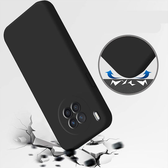 Erbord Back Cover Σιλικόνης Μαύρο (Huawei Nova 8i)