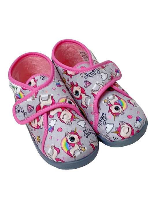 Comfy Anatomic Kids Slippers Boots Gray