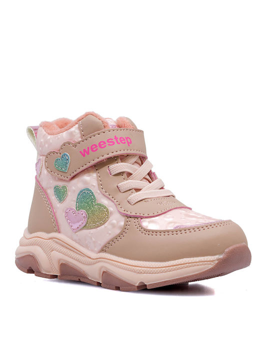 Weestep Kids Sneakers High Pink