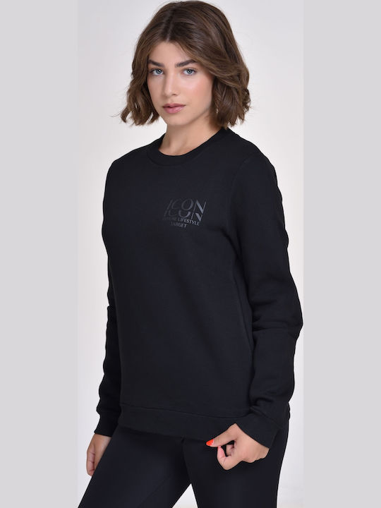 Winterlich Damen Bluse Langärmelig Schwarz