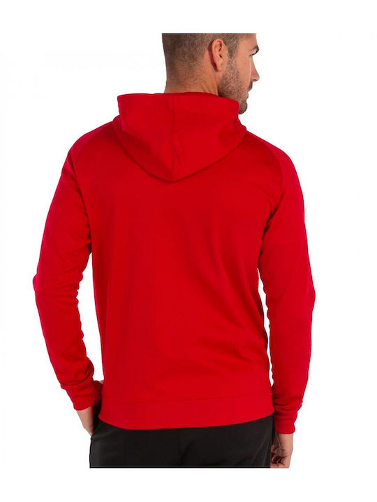 Joma Men's Sweatshirt with Hood Red