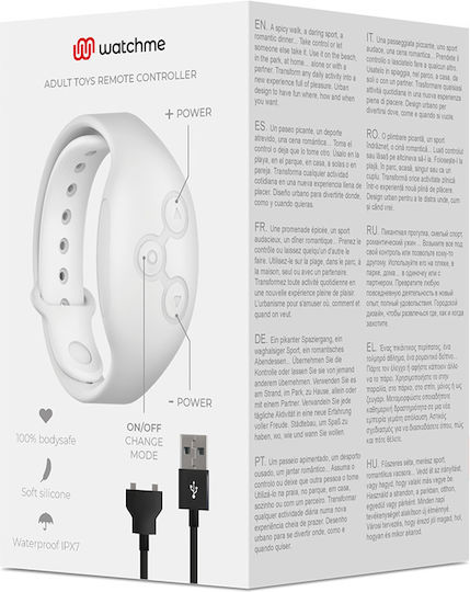 WatchMe Wireless Technology Watch Δονητής με Remote Control Γαλάζιος