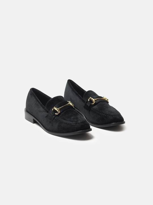 InShoes Women's Loafers in Black Color