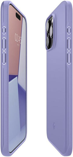 Spigen Thin Fit Back Cover Plastic 1.55mm Iris Purple (iPhone 15 Pro)