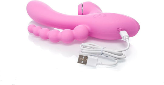 Zenn One Δονητής Rabbit 21cm Ροζ