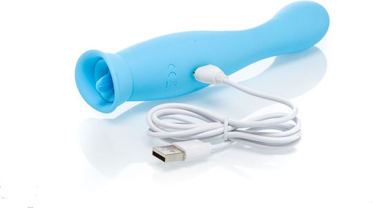 Zenn Klitoris Vibrator 19.5cm Petrol Blau