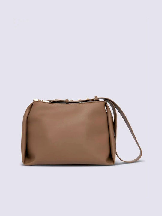 Replay Solid Women's Bag Shoulder Brown