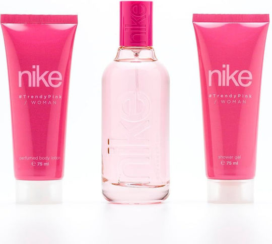 nike Trendy Pink Woman Дамски Комплект с Лосион за тяло 3бр