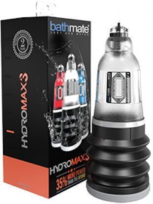Bathmate Hydromax3 Penis-Pumpe Transparente