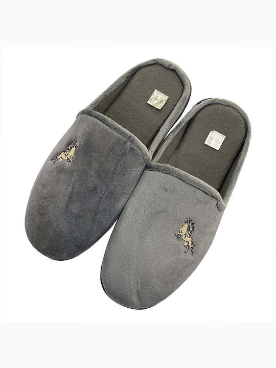 Ustyle Men's Slipper Gray