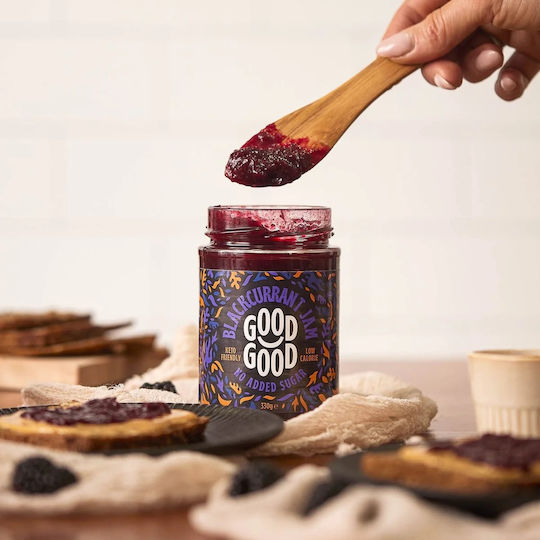 Goodgood Jam Blackcurrant with Stevia 330gr