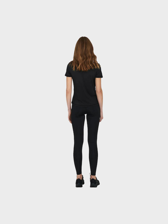 Only Women's Athletic T-shirt Black