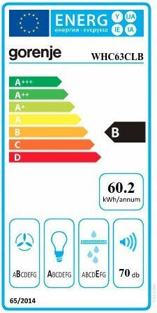 Gorenje Set de electrocasnice Ecs6250clb + Whc63clb