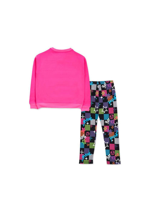 Tuc Tuc Kids Set with Leggings Winter 2pcs Pink