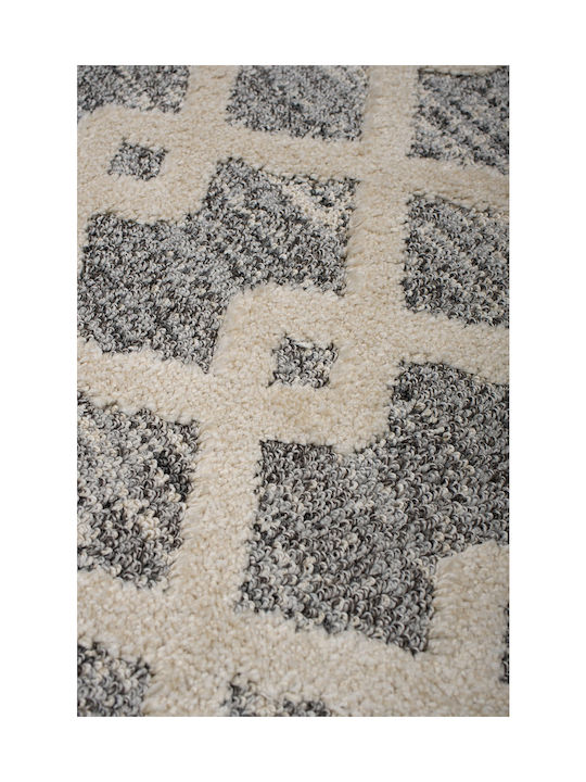 Viokarpet Momentum T437a Rug Rectangular White L. Grey