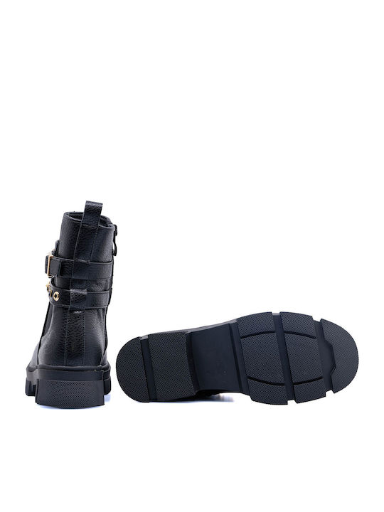 Kinderstiefel mit Reißverschluss Schwarz