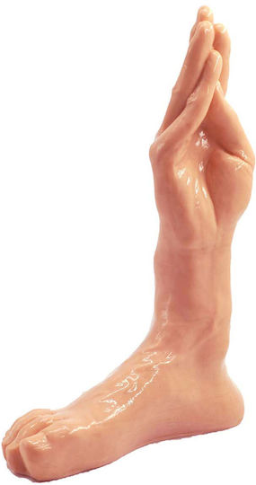 Kinksters Glass Dildo Flesh 27.5cm