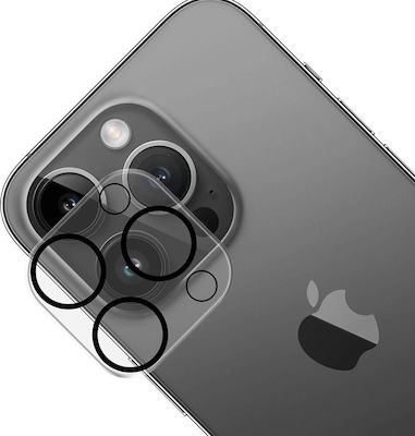 3MK Lens Pro Full Cover Kameraschutz Gehärtetes Glas für das iPhone 15 / 15 Plus