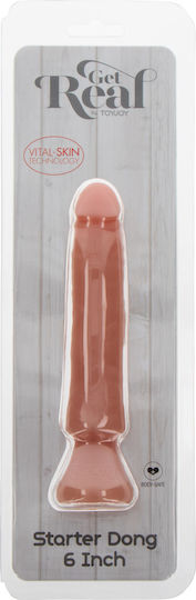 Get Real Dildo realist Cu ventuză Flesh 15cm