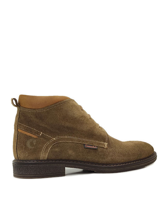 Suede Beige Boots