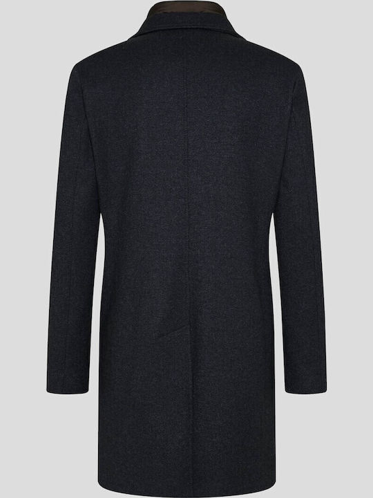 Herren Mantel Blau