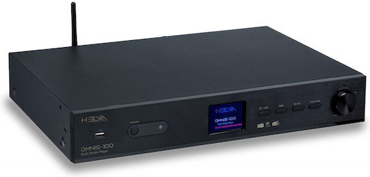 Helvia Bluetooth Receiver / Streamer / Wifi Network Player Μαύρο
