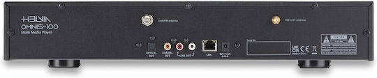 Helvia Bluetooth Receiver / Streamer / Wifi Network Player Μαύρο