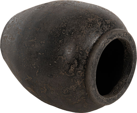 HomeMarkt Διακοσμητικό Βάζο Πήλινο Sparta Γκρι Φ21xΥ49cm
