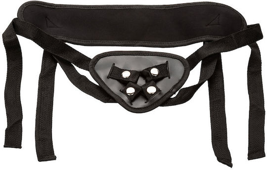 Calexotics Boundless Silicone Pegging Harness με Dildo σε Μαύρο Χρώμα