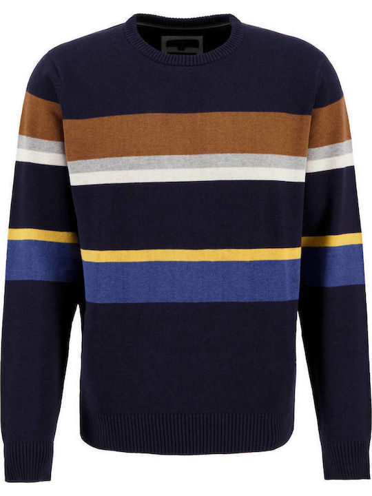 Langarm-Pullover Marineblau