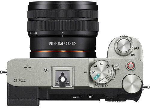 Sony A7C II Безогледален Фотоапарат Комплект (FE 28-60mm F4-5.6) Сребриста