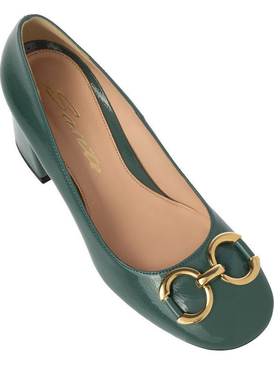 Patent Leather Green Heels
