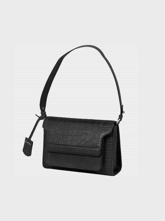 Ipatios Leather Women's Bag Shoulder Black