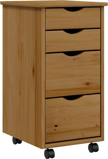 Schublade Büro Natürlich 34x39x65.5cm