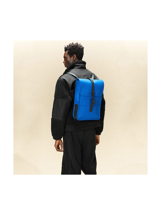 Rains Männlich Stoff Rucksack Wasserdicht Blau 9Es