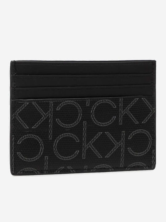 Calvin Klein Комплект Кожен Мъжки Портфейл Черен