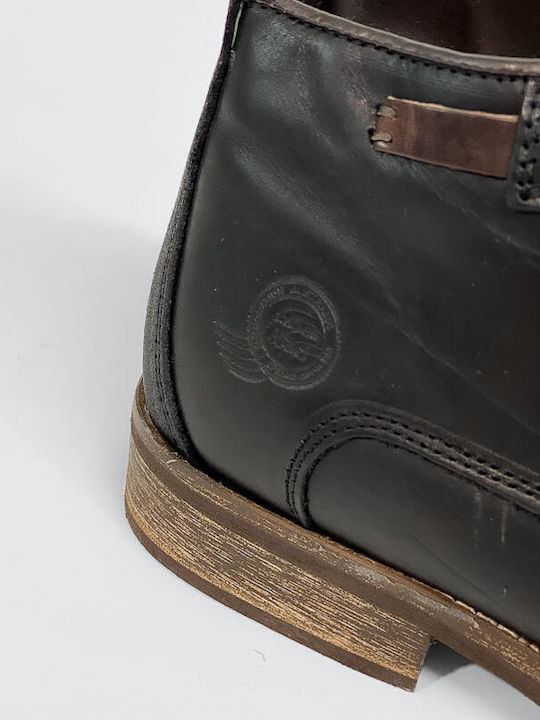 Men's Leather Casual Shoes Black