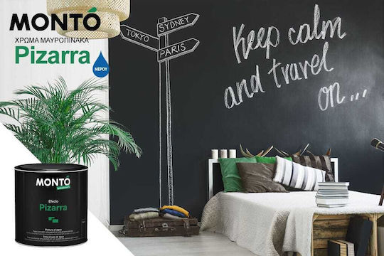 Monto Χρωστική Χειροτεχνίας Μαύρη Μαυροπίνακα 500ml