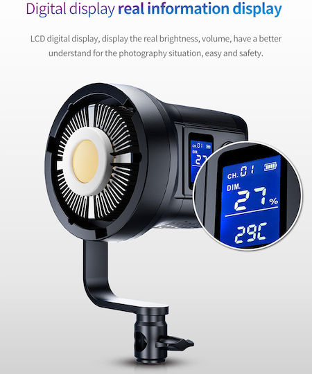 Tolifo Video Ziua 5600KK 80W cu Luminozitate 7200lm