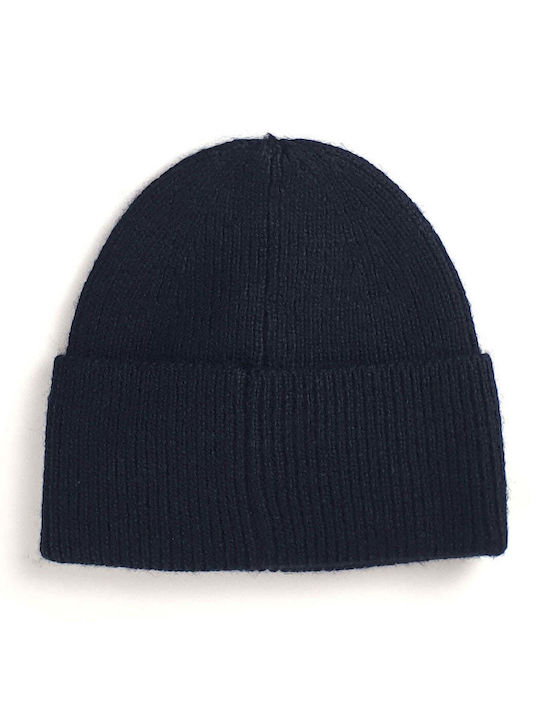 Kids Beanie Knitted Blue